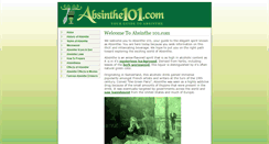 Desktop Screenshot of absinthe101.com